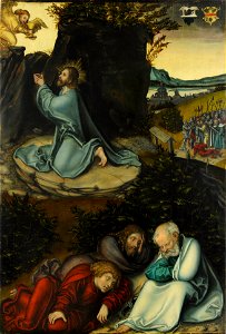 Lucas Cranach d.Ä. & Werkstatt - Christus am Ölberg (Museum Kunstpalast)
