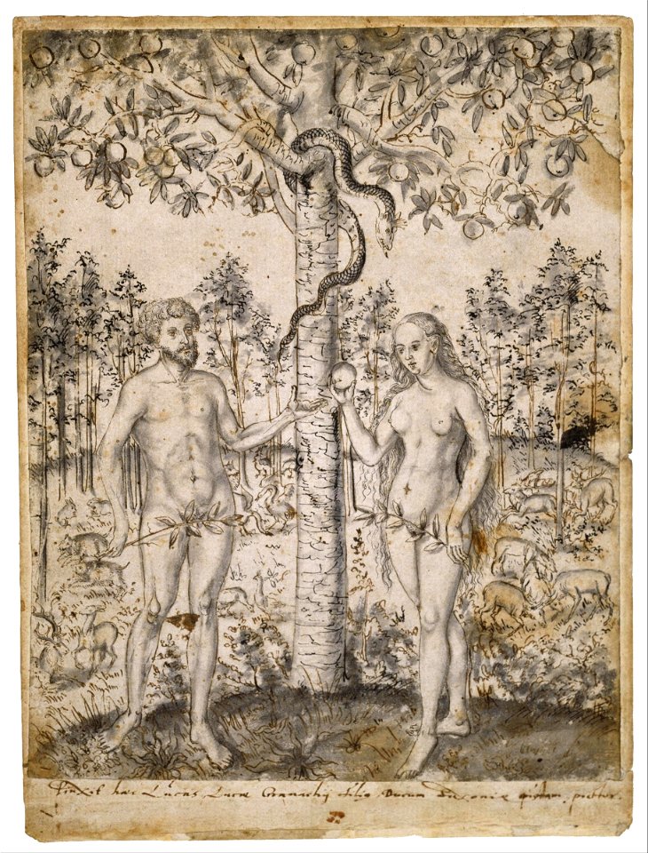 After Lucas Cranach the Younger - The Fall of Man - Google Art Project (xwGGm1nz0eIOnA)