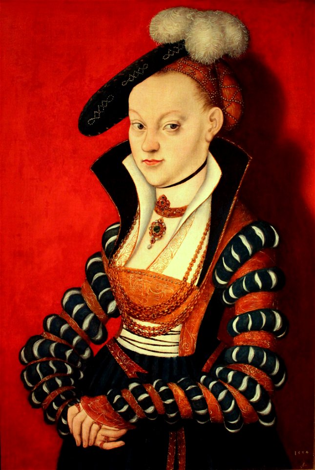 Lucas Cranach - Christiana Eulenau - 1534