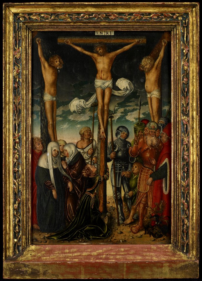 Follower of Lucas Cranach the Elder - The Crucifixion - 2007.62a,b - Minneapolis Institute of Arts