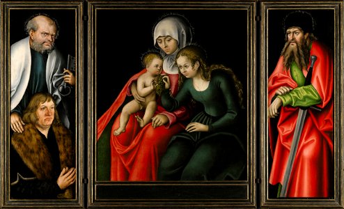 Lucas Cranach d.Ä. - Der Feilitzscher Altar (geöffnet)