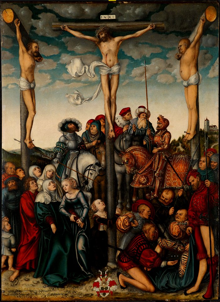 Lucas Cranach d.Ä. - Kreuzigung (1532, Indianapolis Museum of Art)