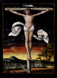 Werkst. Lucas Cranach d.Ä. - Christus am Kreuz (National Gallery of Ireland)