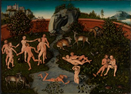 Lucas Cranach the Elder - The Golden Age - Google Art Project. Free illustration for personal and commercial use.