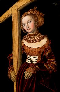 Lucas Cranach (I) - Die heilige Helena (Cincinnati Art Museum)