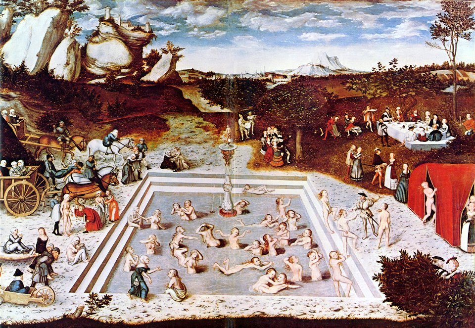 Lucas Cranach (I) - Jungbrunnen - Gemäldegalerie Berlin