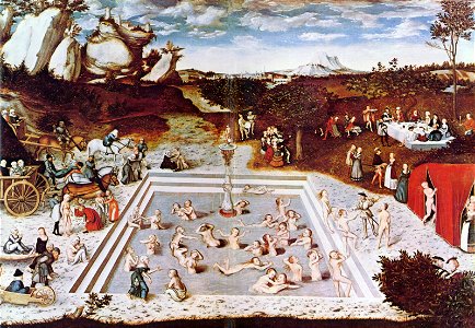 Lucas Cranach (I) - Jungbrunnen - Gemäldegalerie Berlin