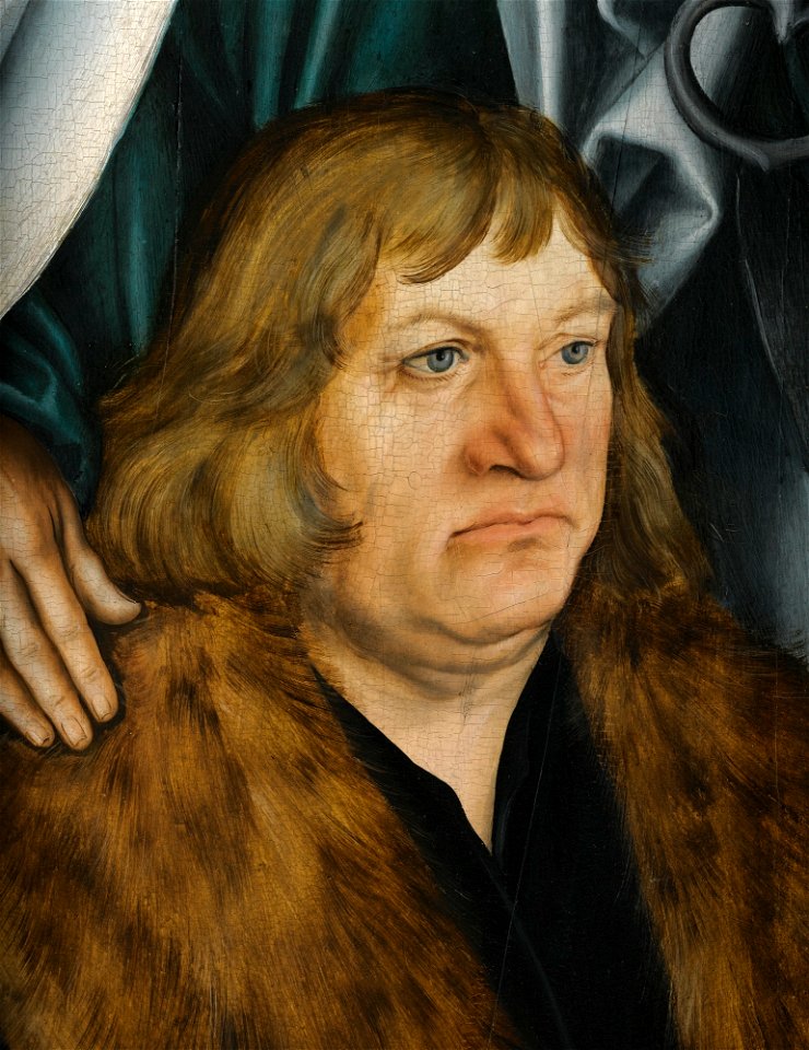 Lucas Cranach d.Ä. - Der Feilitzscher Altar (Ausschnitt mit dem Stifter Jobst Feilitzsch)