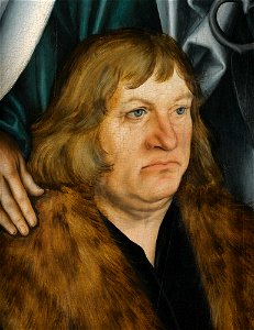 Lucas Cranach d.Ä. - Der Feilitzscher Altar (Ausschnitt mit dem Stifter Jobst Feilitzsch)