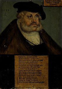 Lucas Cranach d.Ä. - Porträt Kurfürst Friedrich des Weisen, 1532