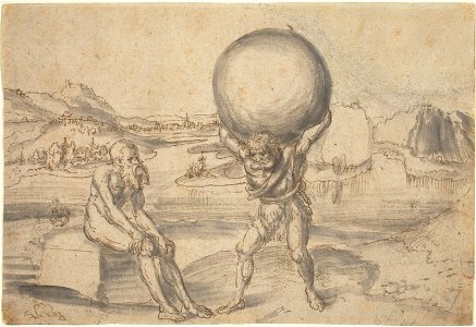 Lucas Cranach d.Ä. - Herkules und Atlas (National Gallery of Art)