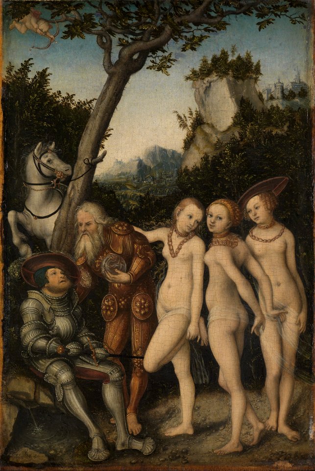 Lucas Cranach d.Ä. - Das Urteil des Paris (Kunsthalle Karlsruhe)