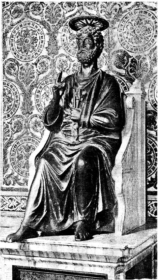 D283- statue de saint pierre a rome -liv3-ch1