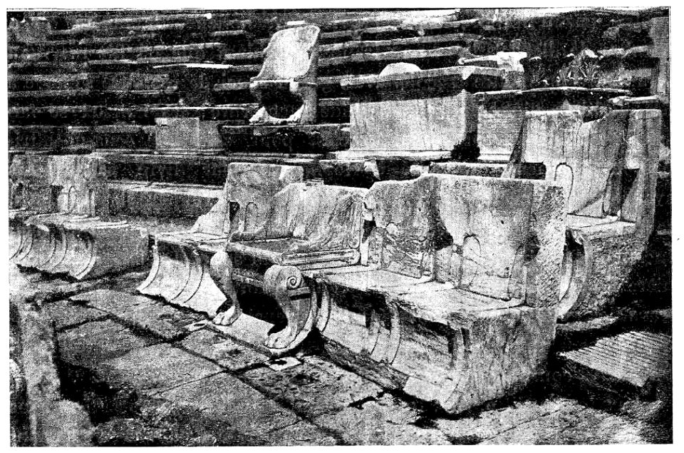 D309-athènes — intérieur du théâtre de bacchus.-L2-Ch8