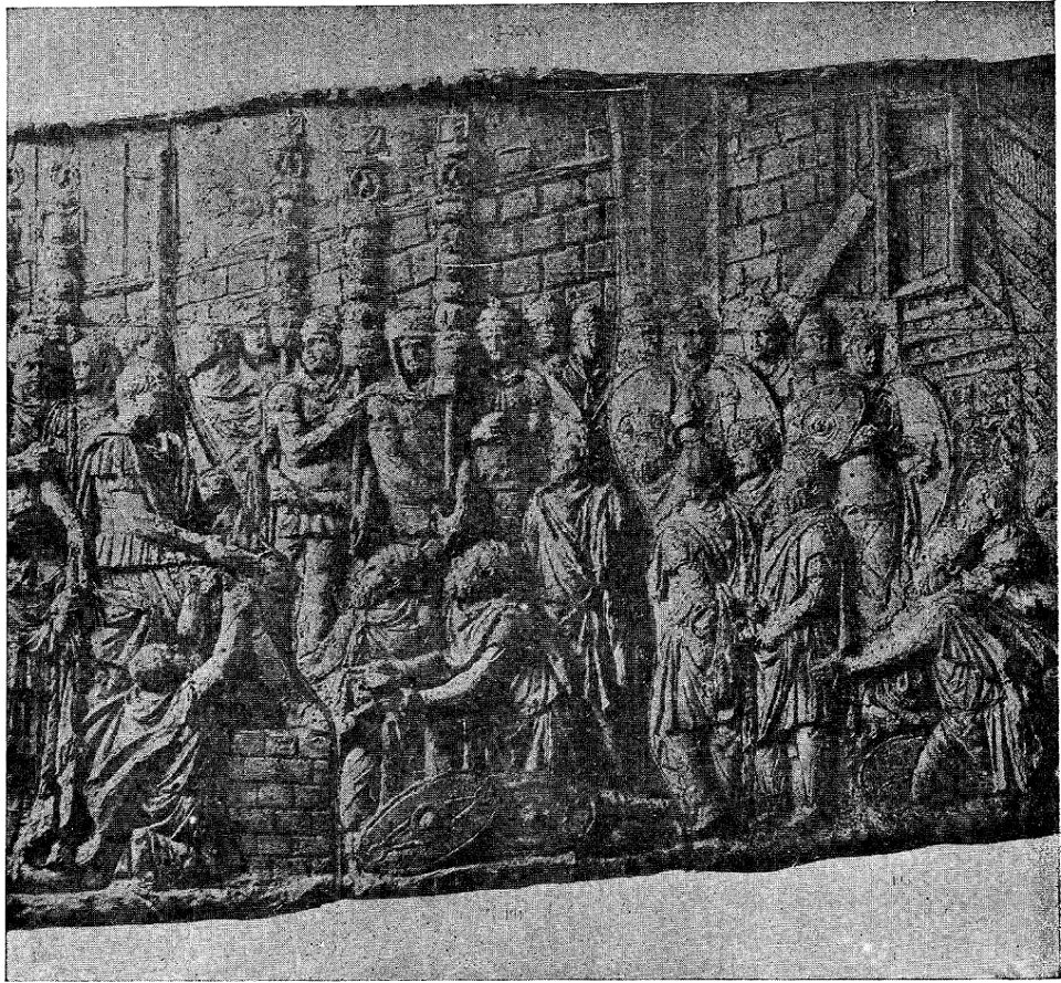 D369- colonne antonine. les germains vaincus implorent l’empereur -liv3-ch2