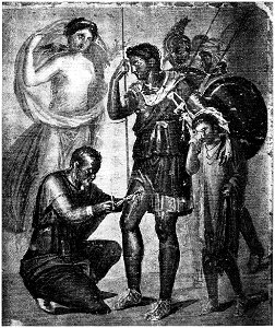 D481-chirurgien soignant énée blessé-Liv2-ch10