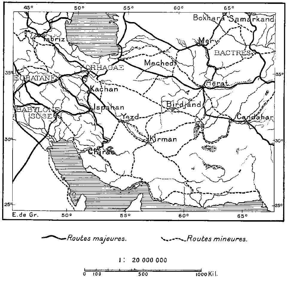 D401- Routes du plateau d’Iranie. -L2-Ch 1