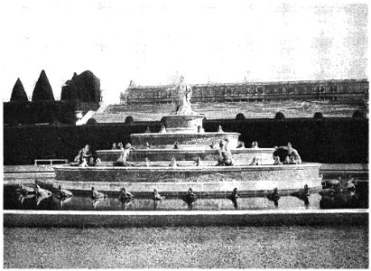 D515- versailles. le bassin de latone et le palais - liv3-ch14