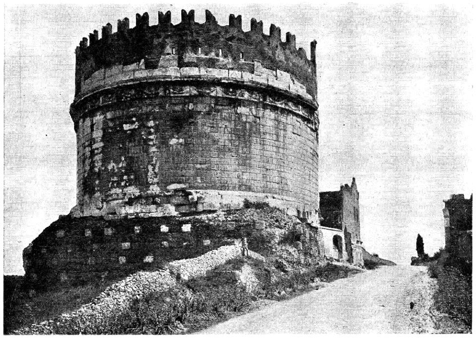 D486-tombeau de cæcilia metella sur la via appia-Liv2-ch10