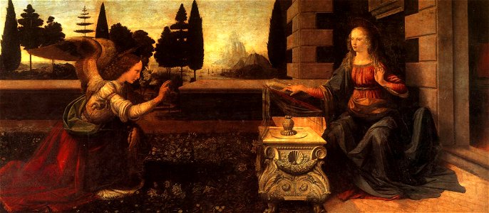 Da Vinci The Annunciation