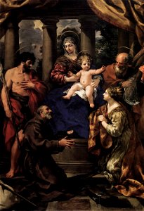 Cortona Virgin and Child with Saints 01