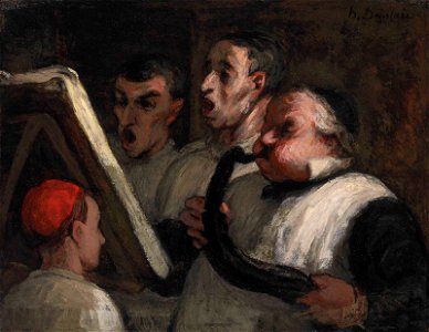 Daumier - Le Lutrin ('The Lectern'), 1864-1865