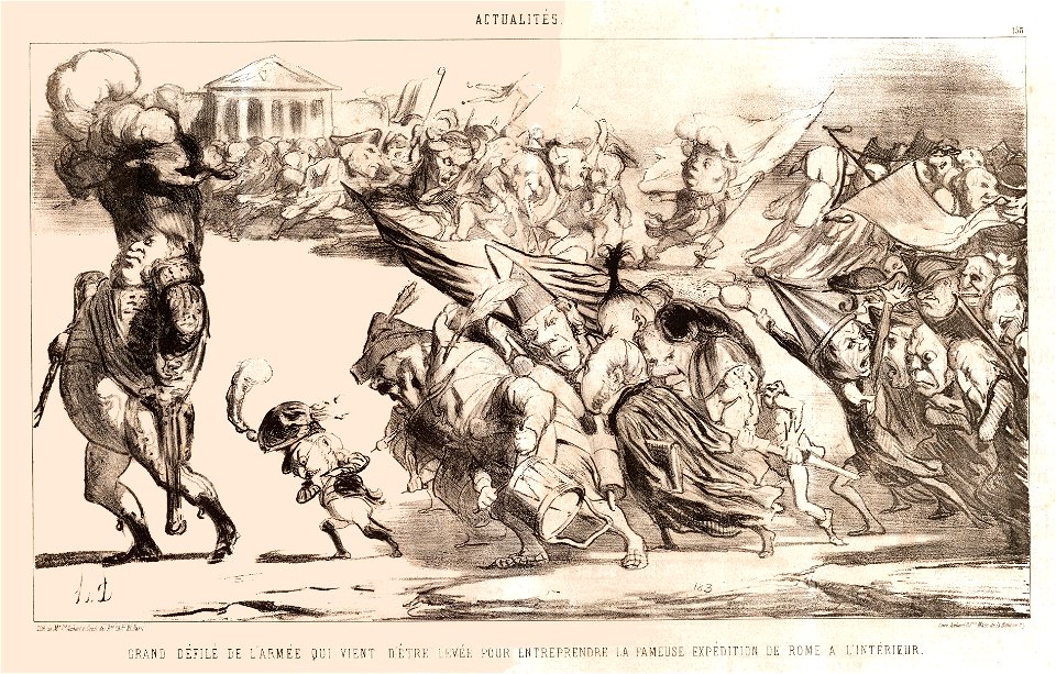 Daumier - Grand défilé de l'armée