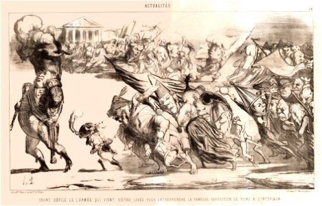 Daumier - Grand défilé de l'armée