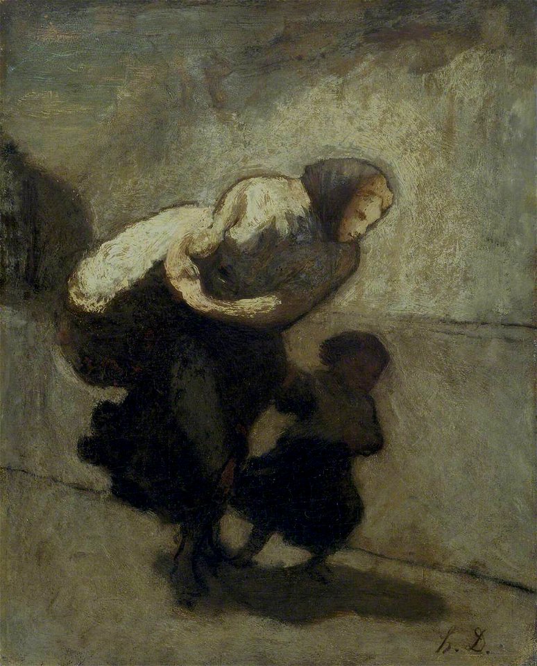 Daumier - The Heavy Burden, 1850–1860