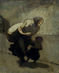 Daumier - The Heavy Burden, 1850–1860