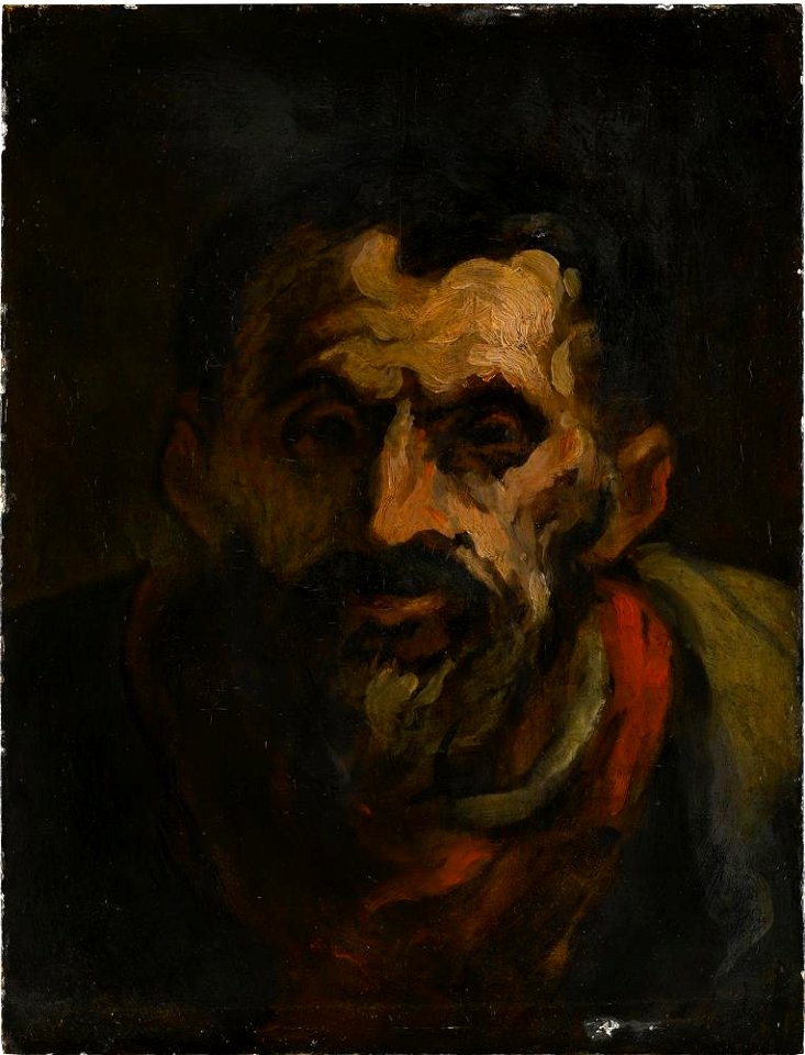 Daumier - Studienkopf (Der Antiquar) - Tête d´Etude (L'Antiquaire), 1858-1860