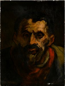 Daumier - Studienkopf (Der Antiquar) - Tête d´Etude (L'Antiquaire), 1858-1860