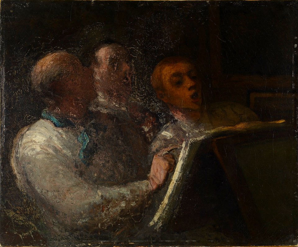 Daumier - The Prison Choir, 37.7