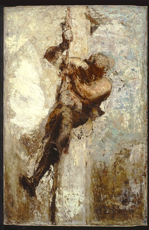 Daumier - Man on a Rope, c. 1858-1860