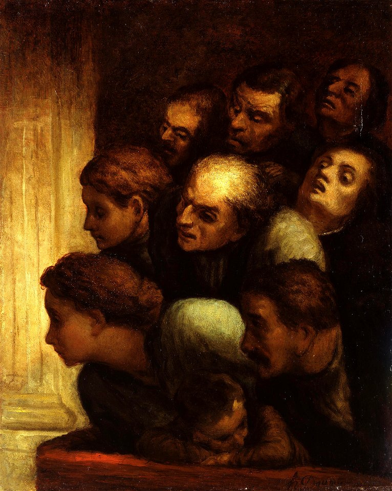 Daumier - The Free Performance, 1843-45