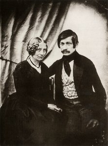 Dauthendey, Carl - Eduard Wehnert, evtl. mit Schwiegermutter, Leipzig (Zeno Fotografie)