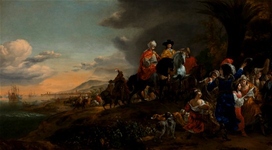 De Nederlandse ambassadeur op weg naar Isfahan Rijksmuseum SK-A-3879