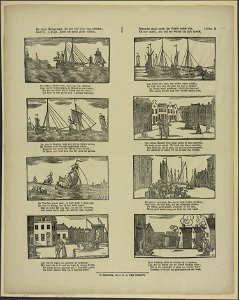 De nijvre haringvangst, die zoo veel bloei mag schenken, Geeft u, o jeugd, gewis een aantal goede wenken-Catchpenny print-Borms 0954