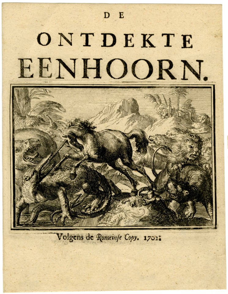 De Ontdekte Eenhoorn (The Unicorn discovered) (BM 1854,0513.522.37)