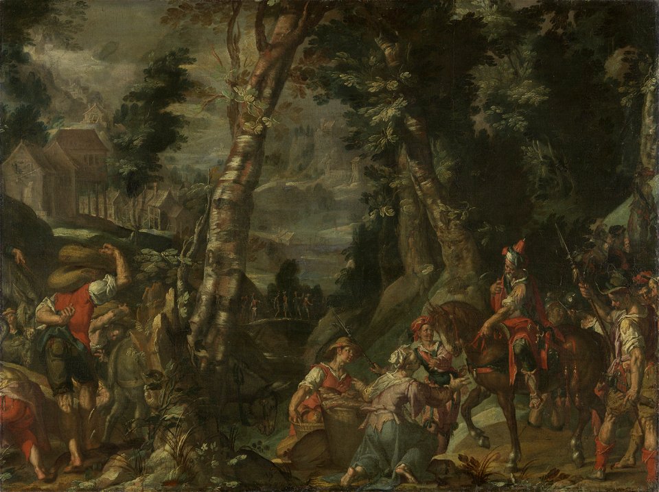 De ontmoeting tussen David en Abigail Rijksmuseum SK-A-988