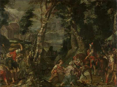 De ontmoeting tussen David en Abigail Rijksmuseum SK-A-988