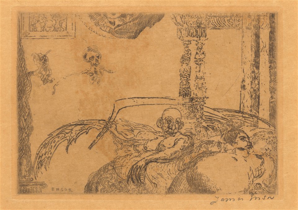 De ontucht, James Ensor, Mu.ZEE Oostende, SM001404b