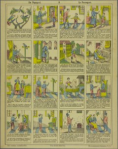 De papegaai-Catchpenny print-PRENT 0123