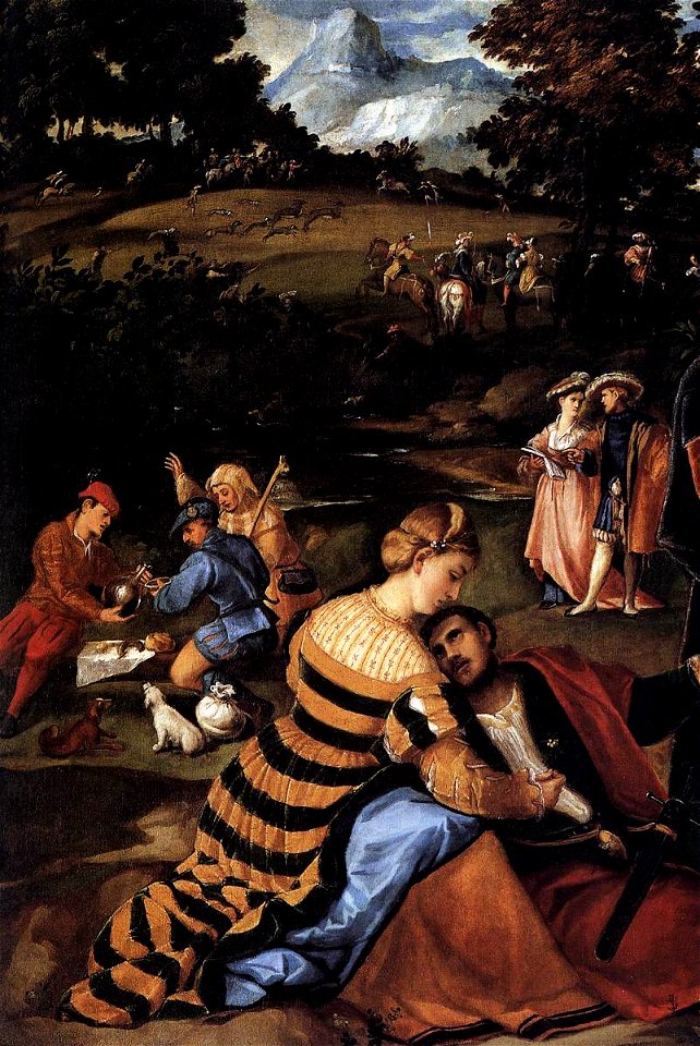 Bonifacio de Pitati - The Finding of Moses (detail) - WGA02419