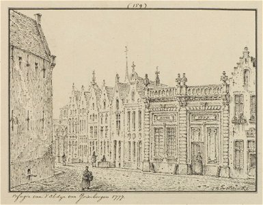 De refuge van de abdij van Grimbergen, 1777