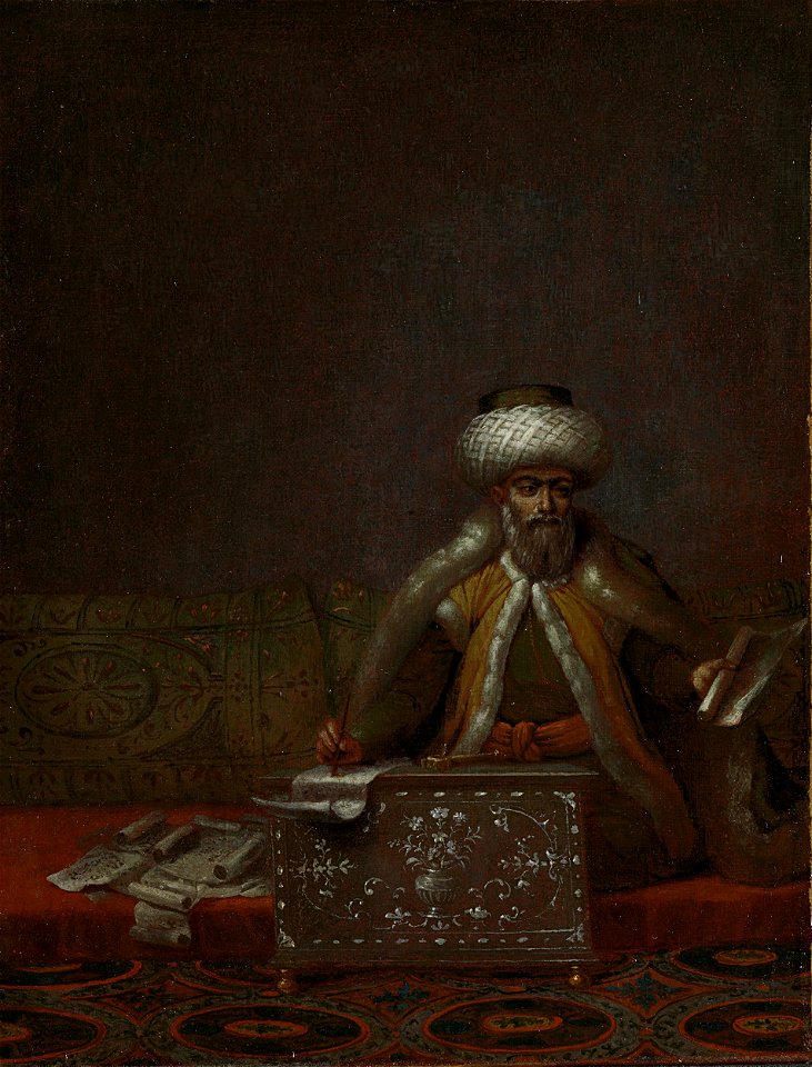 De reis effendi, hoofd van de kanselarij Rijksmuseum SK-A-2024