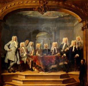 De regenten van het Aalmoezeniersweeshuis te Amsterdam, 1729 Rijksmuseum SK-C-87
