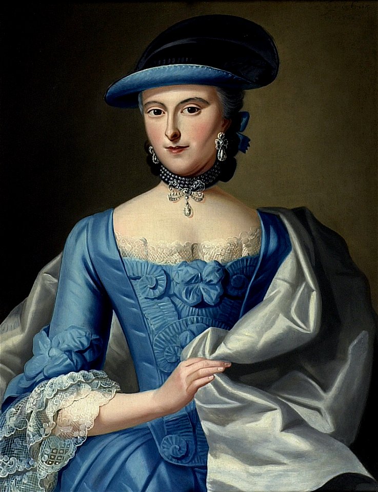 De Roo en Sainthill - Elisabeth Blankaart (1720-1760). Echtgenote van Christiaan Joannes Vaillant - C799 - Cultural Heritage Agency of the Netherlands Art Collection