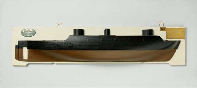 De Ruyter (ship, 1854) as ironclad - Model