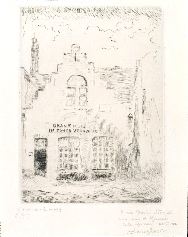 De schaduw op het huis, James Ensor, MSK Gent, 1998-B-131-1